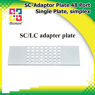 SC-Adaptor Plate 48 Port Single Plate, simplex (BISMON)