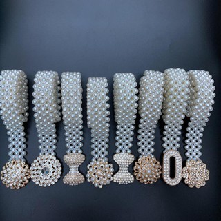 สินค้า March jewelry 28-35 นิ้ว แฟชั่น เครื่องประดับหญิง เข็มขัดไข่มุก เครื่องประดับแฟชั่น
