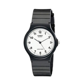 ภาพหน้าปกสินค้า[ประกันร้าน] CASIO นาฬิกาข้อมือผู้หญิง รุ่น MQ-24-7BLDF-S Standard White Dial Black ที่เกี่ยวข้อง