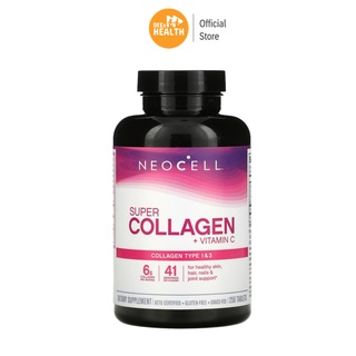 ภาพหน้าปกสินค้าNeocell Super Collagen +C Type 1&3 คอลลาเจน 6000 mg. แบบเม็ด บรรจุ 250 เม็ด/กระปุก ซึ่งคุณอาจชอบสินค้านี้