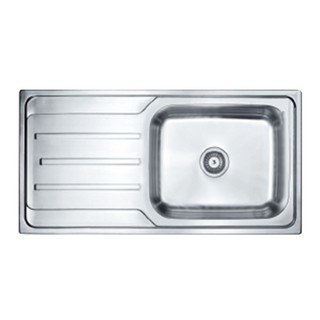 Embedded sink SINK BUILT 1B1D HAFELE HERCULES 567.10.132 STAINLESS Sink device Kitchen equipment อ่างล้างจานฝัง ซิงค์ฝัง