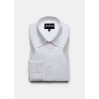 Royal White Point Collar Cotton Shirt เสื้อเชิ้ตสีขาว