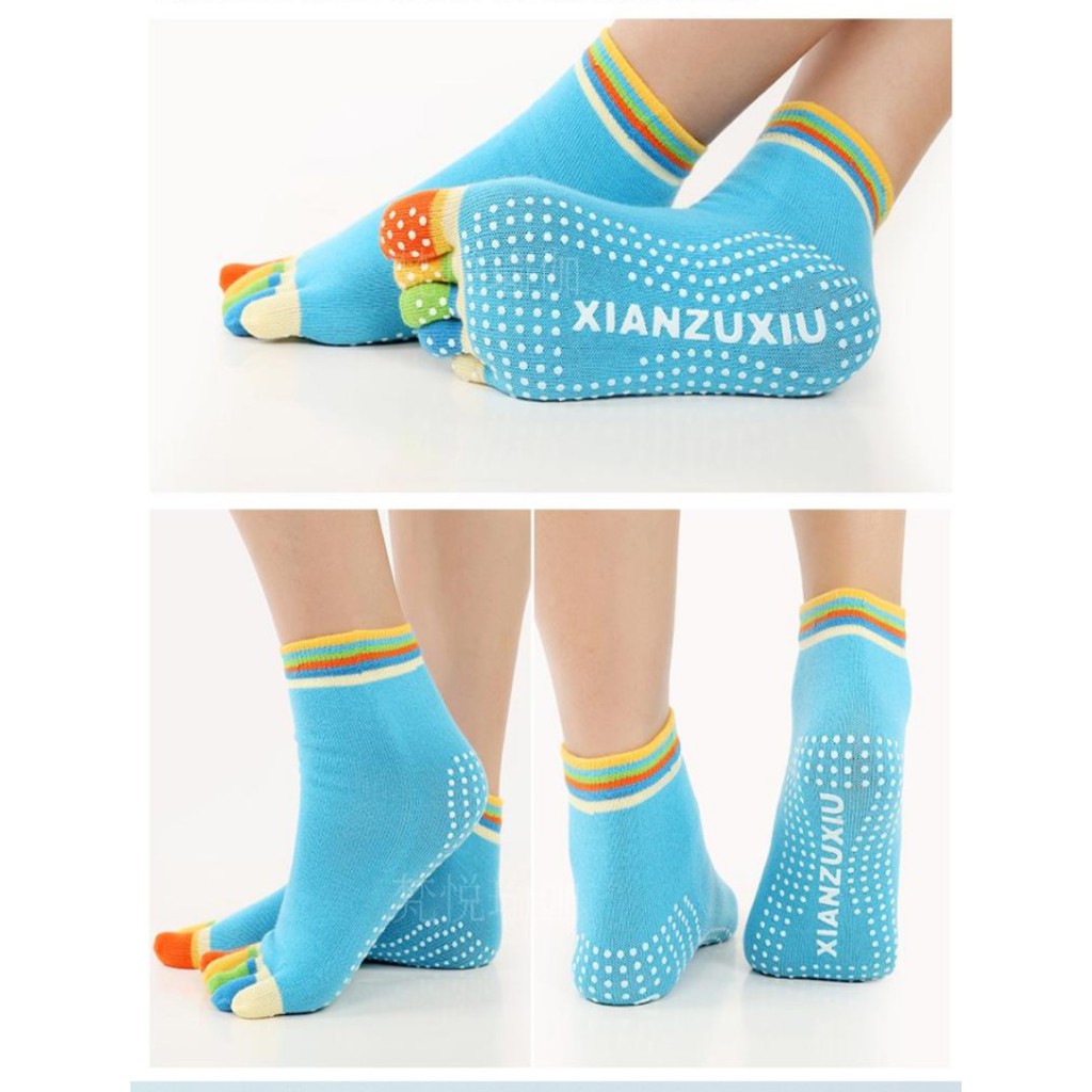 ถุงเท้ากันลื่นสำหรับเล่นโยคะสำหรับเล่นโยคะ-ถุงเท้าโยคะ-yoga-socks