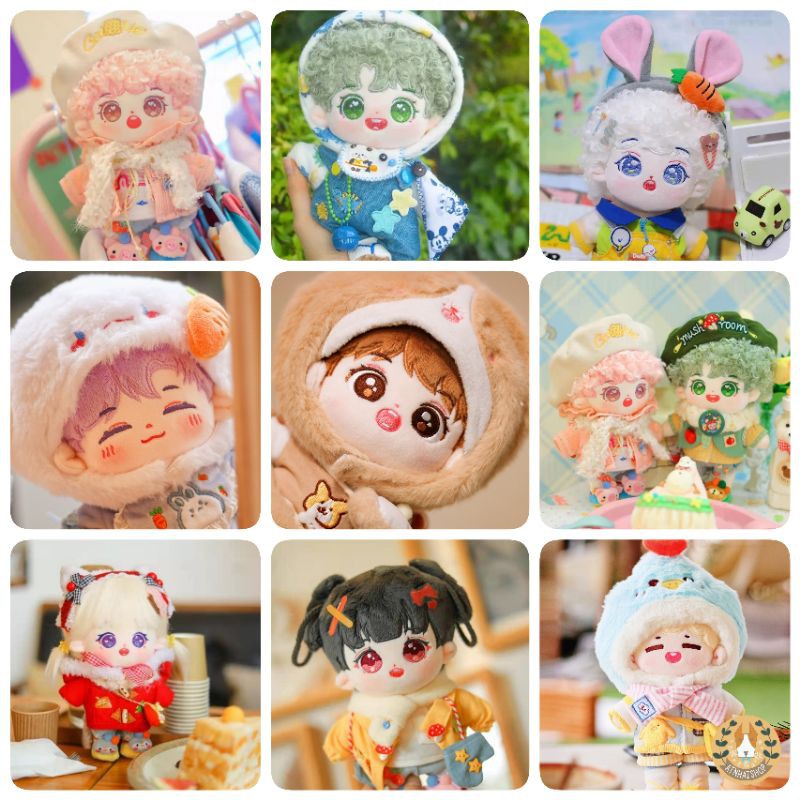 พร้อมส่ง-ตุ๊กตา-20cm-15cm-ตุ๊กตาไอดอล-ตุ๊กตาแฟนซี