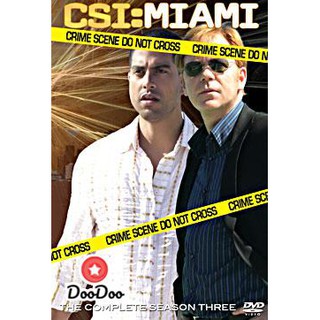 CSI Miami Season 3 ไขคดีปริศนาไมอามี่ ปี 3 [พากย์ไทย/อังกฤษ ซับไทย/อังกฤษ] DVD 6 แผ่น
