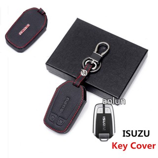 【Ready stock】ซองหนังกุญแจรถยนต์ ISUZU D-Max / MU-X (Smart Key)