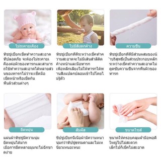 ภาพขนาดย่อของภาพหน้าปกสินค้าWet Wipes วันผลิต ทิชชู่เปียก 10 แผ่น Wet wipes ไร้สารเคมี อ่อนโยนสำหรับเด็กและสตรี พกง่าย ใช้สะดวก เช็ดสะอาด พาสบาย จากร้าน rg.co.ltd บน Shopee