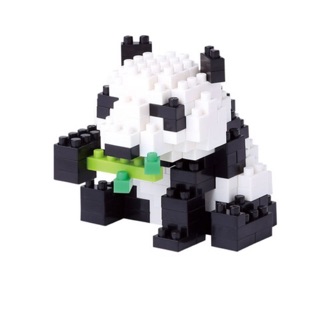 แท้ 100% จากญี่ปุ่น Nano Block นาโน บล็อค Kawada Japan แพนด้ายักษ์ NBC-159 Giant Panda