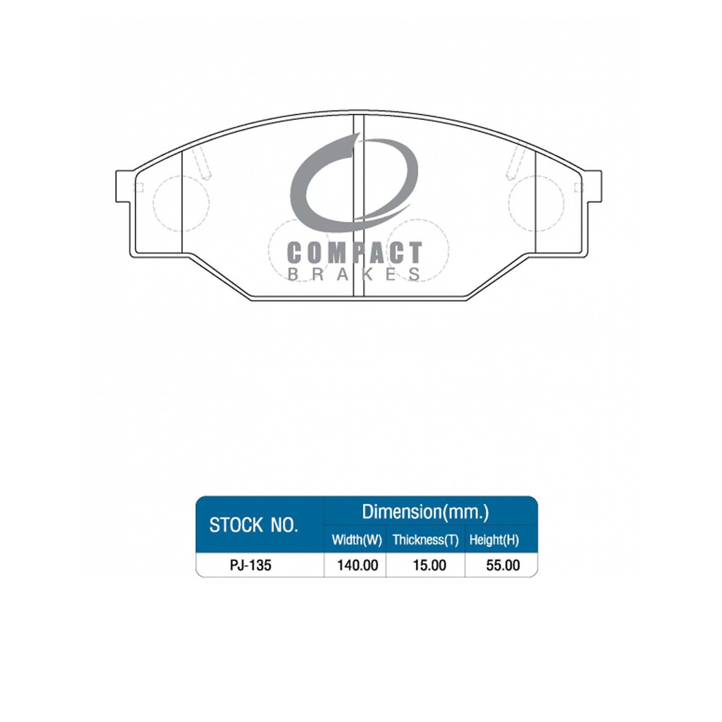 compact-brakes-diamond-ผ้าเบรคหน้า-toyota-mtx-ln50-56-ln40-tiger-d4d-dll-135