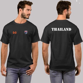 เสื้อยืดสีขาวเสื้อยืด ทีมชาติไทย Thailand ไทย เสื้อแฟชั่น เสื้อใส่สบาย ผ้า Cotton100% ผ้าดีหนานุ่มใส่สบาย Street shirt