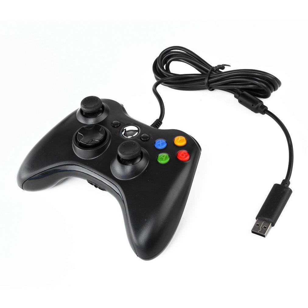 ภาพสินค้าจอย XBox 360 แบบมีสาย สำหรับเล่นกับคอม (Xbox controller)(จอยคอม Xbox)(จอย X-Box 360)(จอยคอม)(จอย PC) จากร้าน tigergames บน Shopee ภาพที่ 2