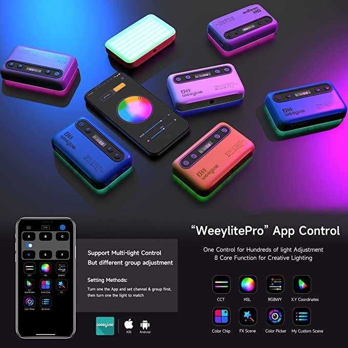 weeylite-pocket-led-light-s05-ควบคุมผ่าน-app-ได้