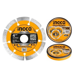 INGCO ใบเพชร 4" แห้ง (1SET/10PCS) รุ่น DMD011102M
