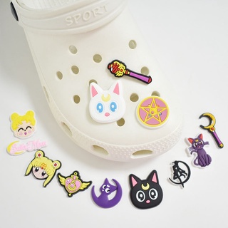 [พร้อมส่ง] เข็มกลัด Sailor Moon Jibbitz Crocs คุณภาพสูง สําหรับรองเท้า กระเป๋า #Cod