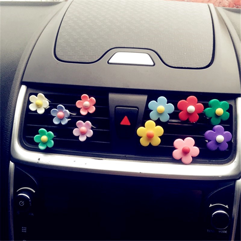 น้ำหอมปรับอากาศ-รูปดอกไม้-แบบคลิปหนีบช่องปรับอากาศ-ในรถยนต์-1-ชิ้น