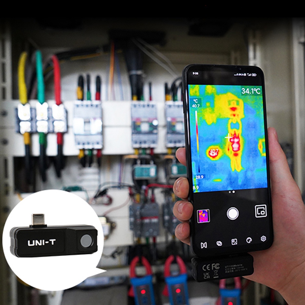 Uni-t Uti120 กล้องความร้อน อินฟราเรด UTi120M สําหรับสมาร์ทโฟน Android ...