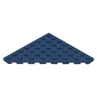 lego-part-ชิ้นส่วนเลโก้-no-30504-wedge-plate-8-x-8-cut-corner