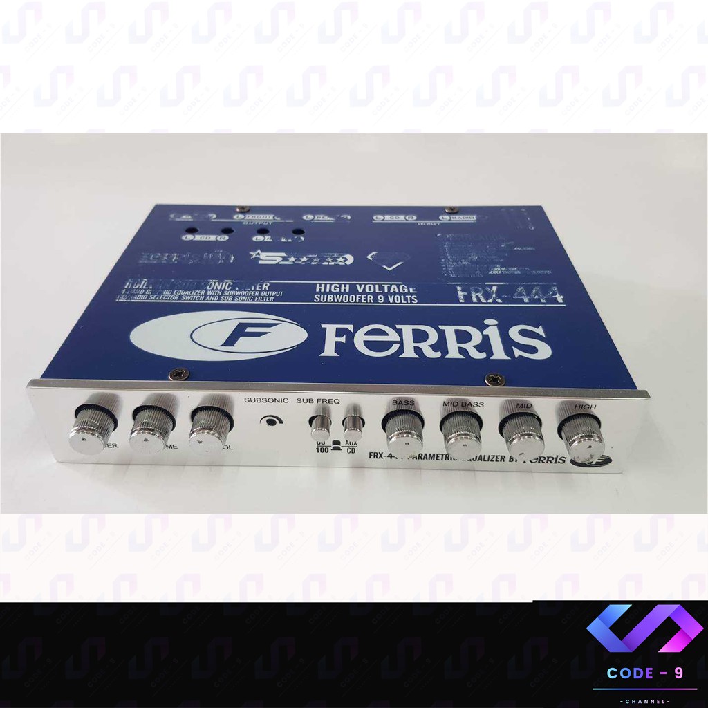 ปรี-ferris-frx-444-ปรีแอมป์-4-band-ปรีรถยนต์-ปรีแอมป์ติดรถยนต์-ปรีปรับเสียง-4แบนด์