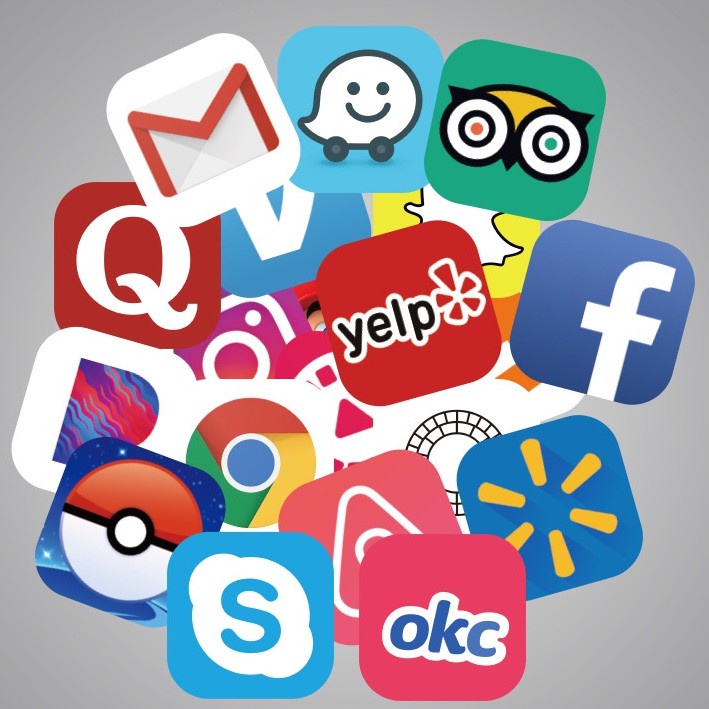 พร้อมส่ง-สติ๊กเกอร์-app-logo-sticker-youtube-facebook-pokemon-twitter-google-apple-amazon-airbnb-iphone-51-ชิ้น