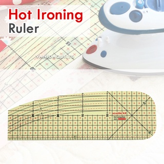 ไม้บรรทัดทนความร้อน สำหรับรองรีดส่วนโค้ง ตะเข็บหรือมุม ขนาดใหญ่ 30x10cm Hot Ironing Ruler (รหัส xun0211)