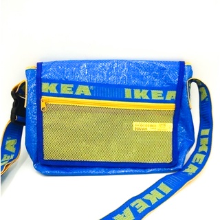 IKEA กระเป๋าจากถุงอิเกีย กระเป๋าสะพายข้าง กระเป๋าลดโลกร้อน  (IK026)