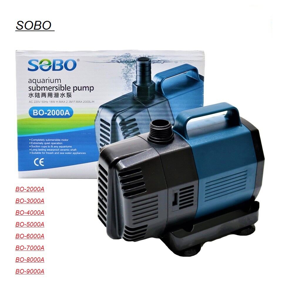 พร้อมส่งปั๊มน้ำประหยัดไฟ-sobo-bo-2000a-2800a-3000a-3800a-4000-4800a-5000a-6000a-8000a-9000a-ปั้มน้ำตู้ปลา-ปั้มน้ำบ่อปลา