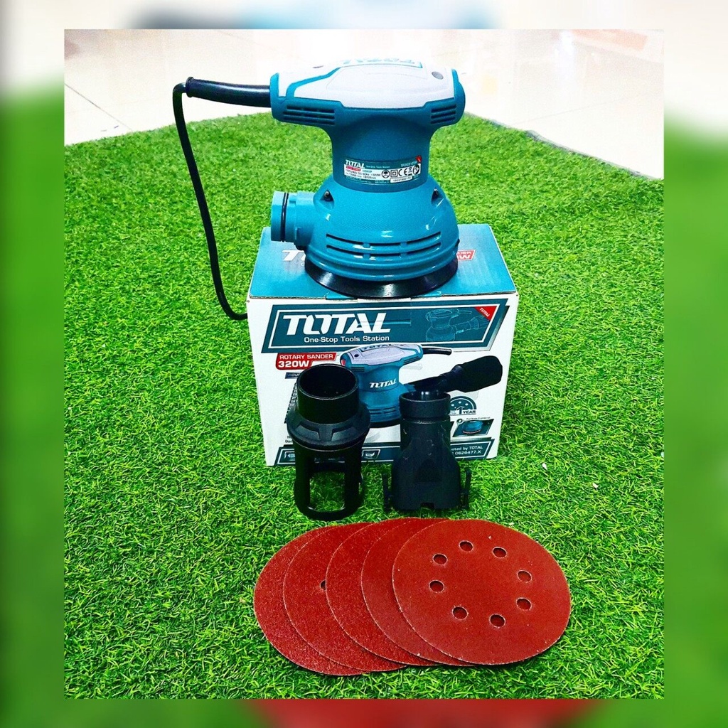 total-เครื่องขัดกระดาษทรายแบบกลม-รุ่น-tf2031256-electric-sander-320วัตต์-แบบกลม