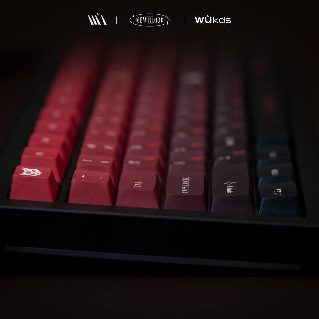 WUKDS ใหม่ BLOOD Keycaps 150 คีย์ PBT Dye-Sublimation Keycaps Cherry ...