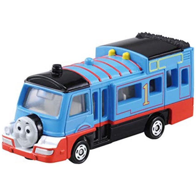 แท้-100-จากญี่ปุ่น-โมเดล-รถบัส-โทมัสแอนด์เฟรนด์-takara-tomy-thomas-amp-friends-tomica-motors-156-thomas-bus-micah