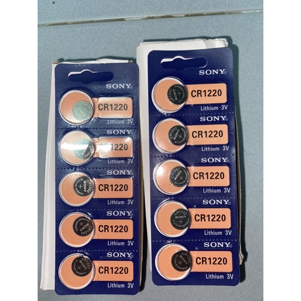 Sony cr1220 1แผง 5ก้อน ถ่านกระดุม sony | Shopee Thailand