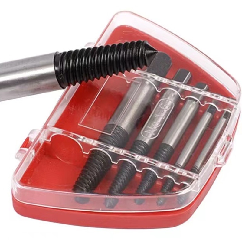 screw-extractor-ดอกถอนเกลียวซ้าย-ชุดถอนเกลียว-ดอกถอนเกลียว-ที่ถอดสกรู-เซ็ต-6-ชิ้น-ขนาด-3-6-มม