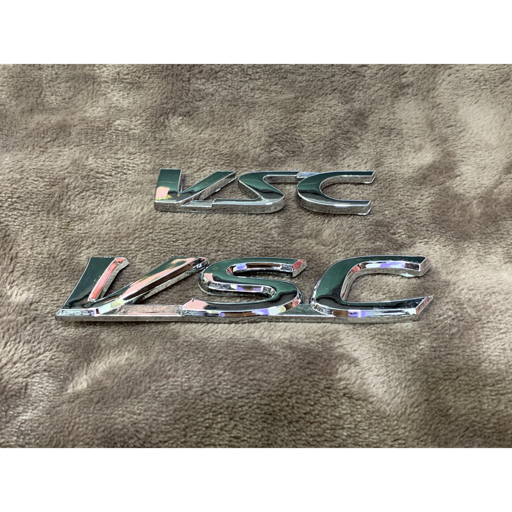 vsc-อักษร-แท้-โลโก้-ป้าย-altis-wish-camry-toyota-โตโยต้า-พลาสติก-emblem-badge-sticker-abs-plastic