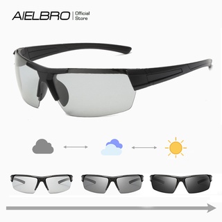 Aielbro™ แว่นตาโพลาไรซ์ คาร์บอนไฟเบอร์ ป้องกันลม ป้องกันแสงสะท้อน สําหรับขี่จักรยาน MTB