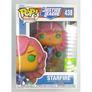 SDCC 2022 Funko Pop DC Heroes Justice League - Starfire #438 (กล่องมีตำหนินิดหน่อย)