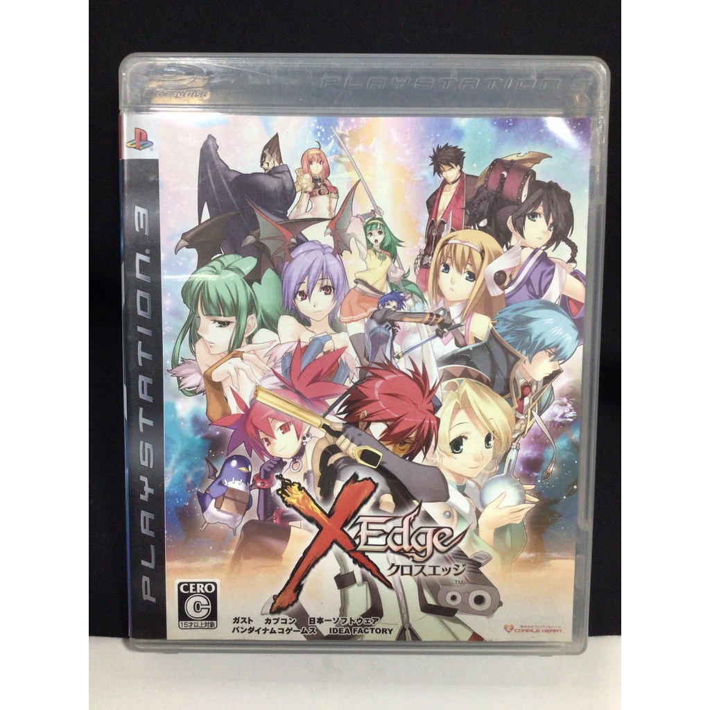 แผ่นแท้ [PS3] X Edge (Japan) (BLJM60086 60190) Cross Edge Shopee