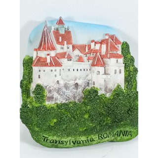 แม่เหล็กติดตู้เย็นนานาชาติสามมิติ รูปปราสาทแห่งตำนานแดร๊กคูล่า 3D fridge magnet ฺBran Castle Dracula