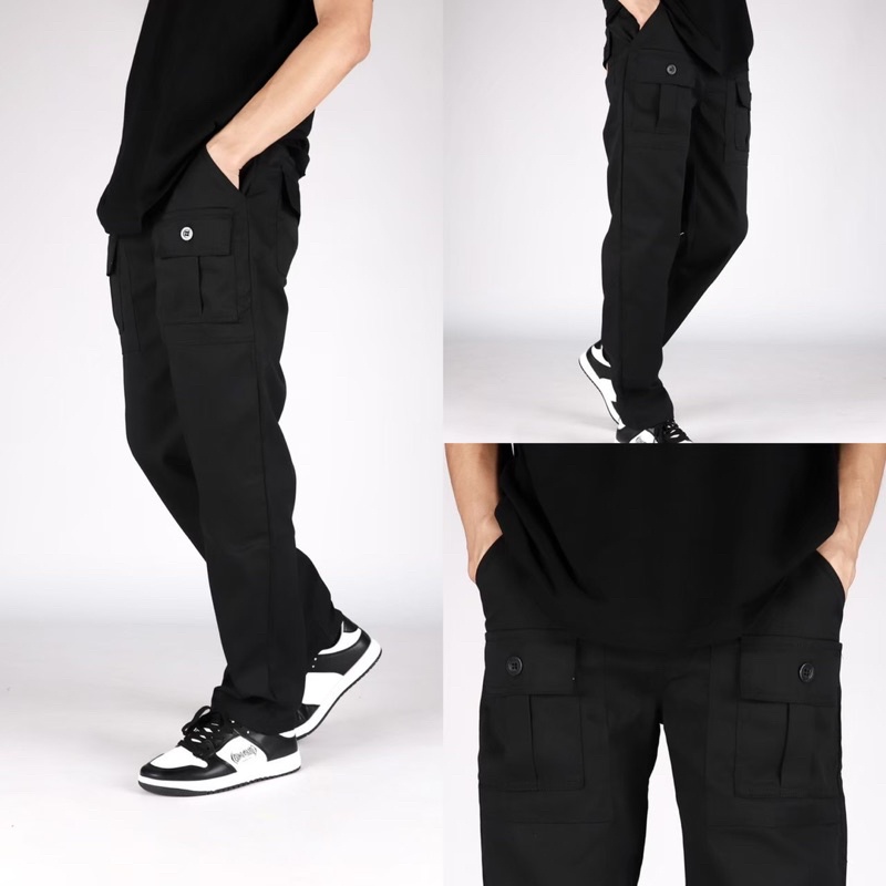 ภาพสินค้าLOOKER-กางเกงวินเทจ(รุ่นกระเป๋าหน้า) กางเกงขายาว มีให้เลือก 5 สี (9%Clothing) จากร้าน 9.clothing บน Shopee ภาพที่ 5