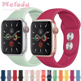 ภาพหน้าปกสินค้าสายคล้องนาฬิกาข้อมือซิลิโคนสําหรับ apple iwatch series SE 6 5 4 3 สีขนาด 40 มม 44 มม 38 มม 42 มม ที่เกี่ยวข้อง