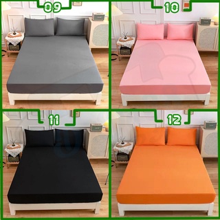 🛏ผ้าปูที่นอน🛏 Da1/1 แบบรัดรอบเตียง* ไม่รวมปลอกหมอน*ขนาด 3.5 ฟุต 5 ฟุต 6 ฟุต 🌈สวมใส่สบายไม่หลุดง่าย เข้ามุมไร้รอยต่อ🌈