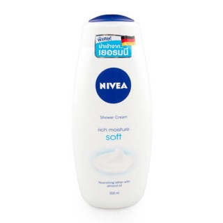 NIVEA Shower Cream Rich Moisture SOFT นีเวีย ชาวเวอร์ ครีม ซอฟท์ ครีม ...