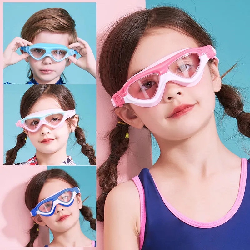 ภาพหน้าปกสินค้าnana SY-5021 แว่นตาว่ายน้ำเด็ก สีสันสดใส แว่นว่ายน้ำเด็กป้องกันแสงแดด UV ไม่เป็นฝ้า แว่นตาเด็ก ปรับระดับได้