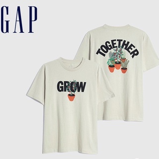 [100% Cotton] [Gap เสื้อยืด แขนสั้น ผ้าฝ้าย แฟชั่นฤดูร้อน สําหรับผู้ชาย