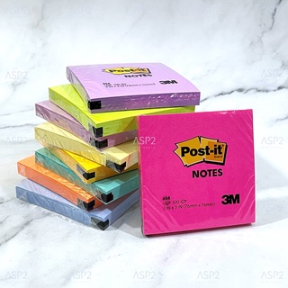 สินค้า โพสต์อิท โน้ต Post-it Notes no.654 3M ขนาด 3x3 นิ้ว กระดาษโน้ต ชนิดมีกาวในตัว