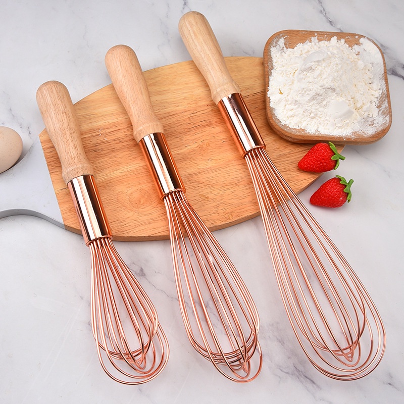 bakery-dver-ที่ตีไข่สแตนเลสสีทอง-สีโรสโกล์ด-สีสแตนเลสอย่างดี-ตะกร้อมือ-ที่ตีแป้ง-หรูดูดี-มีสไตล์-12นิ้วและ14นิ้ว