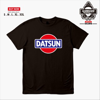 เสื้อยืด พิมพ์ลายโลโก้รถยนต์ Datsun Karimake สําหรับผู้ชาย