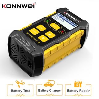 ราคาKONNWEI KW510 12V รถ แบตเตอรี่ เครื่องทดสอบเครื่องชาร์จซ่อม 3 in 1 อัตโนมัติ 5A แบตเตอรี่ Tool