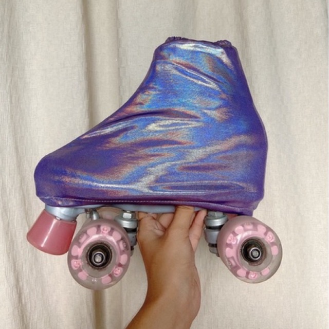 cover-skate-ผ้าโฮโลแกรม-สีมาใหม่-สวยสุด-ที่คลุมสเก็ต-รองเท้าสเก็ต-โรลเลอร์สเก็ต-ไอซ์สเก็ต