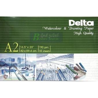 delta-เดลต้า-กระดาษร้อยปอนด์-a2-สีเขียว-200แกรม-เล่ม10แผ่น