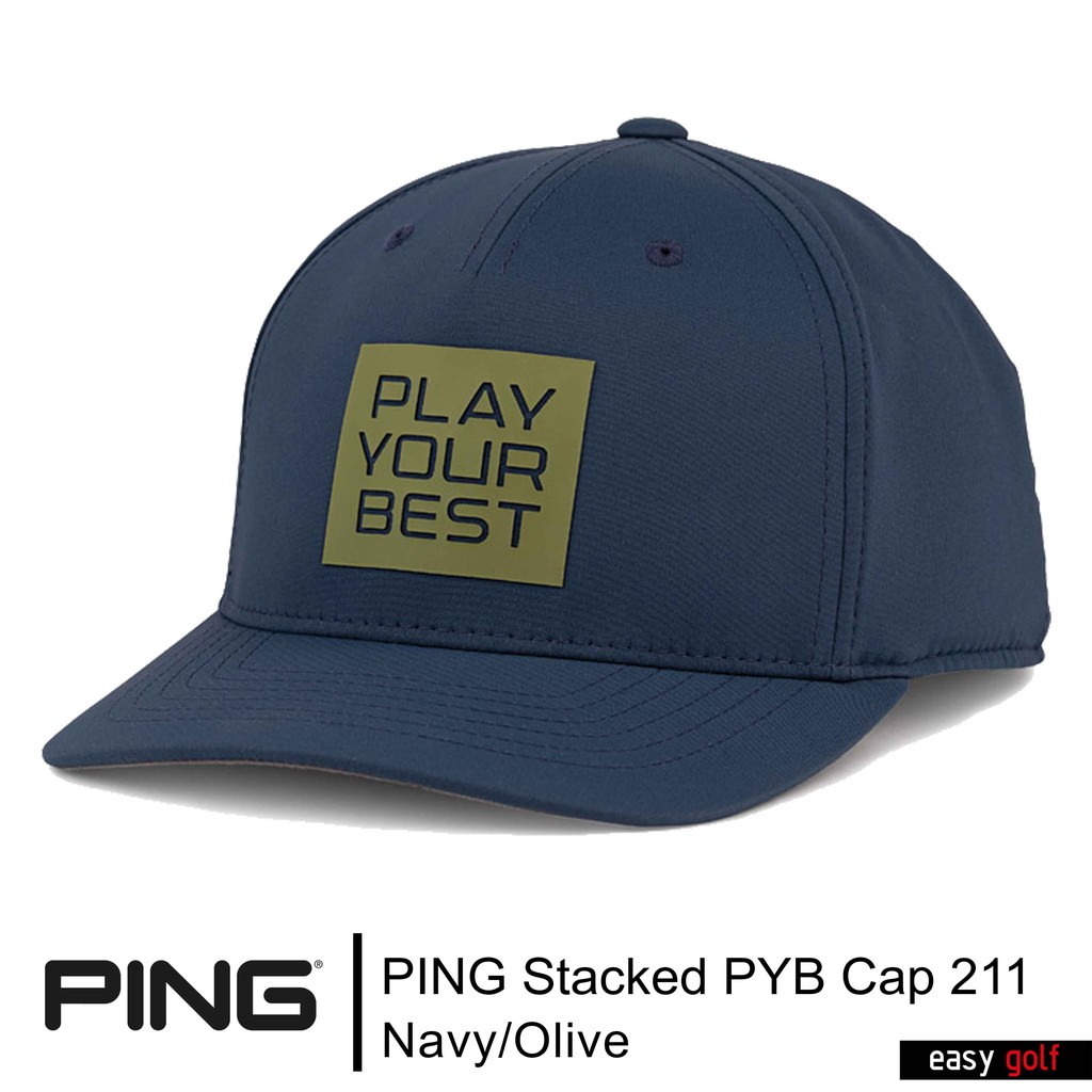 PING CAP STACKED PYB 211 PING CAP MEN หมวกกีฬากอล์ฟผู้ชาย | Shopee Thailand