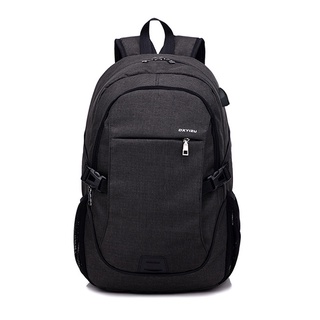 กระเป๋าสะพายหลัง กระเป๋าเป้เดินทาง กระเป๋าโน๊ตบุ๊ค USB Backpack No.8699